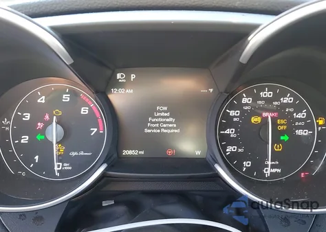 2021 Alfa Romeo Giulia Rwd from USA, damaged, VIN ZARFAMAN8M7645541